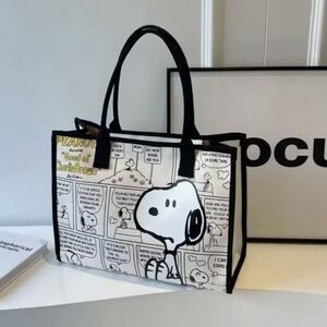 Snoopy Canvas Tote Bag
